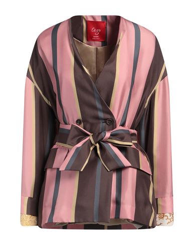 Co.go Co. Go Woman Blazer Antique Rose Size 6 Silk In Pink