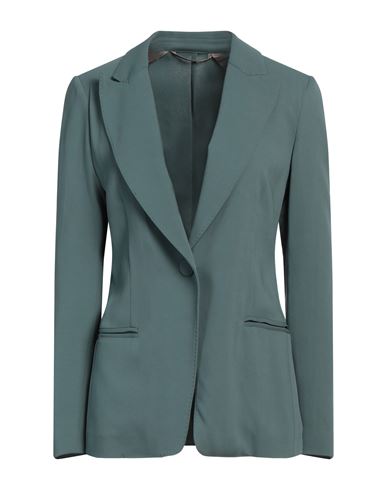 Kiltie Woman Blazer Sage Green Size 8 Viscose, Elastane In Sage Green