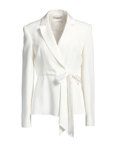 Shop Alberta Ferretti Woman Blazer White Size 6 Acetate, Viscose