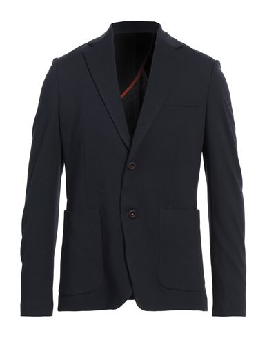 Markup Man Blazer Midnight Blue Size 42 Cotton, Nylon, Elastane In Blue