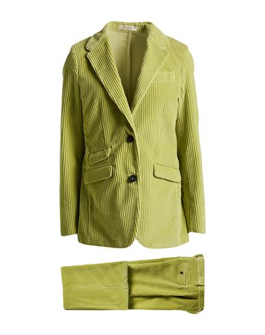 Shop Massimo Alba Woman Suit Lime Green Size 8 Cotton