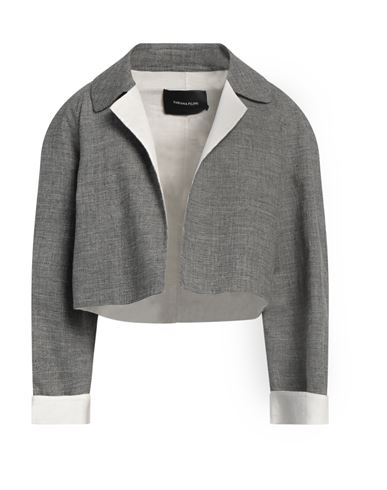 FABIANA FILIPPI FABIANA FILIPPI WOMAN JACKET LEAD SIZE 6 LINEN, LYOCELL 