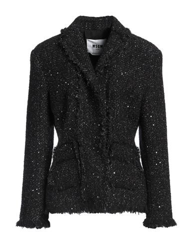 Msgm Coats & Jackets In Black