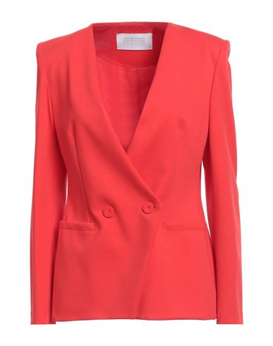 HARRIS WHARF LONDON HARRIS WHARF LONDON WOMAN BLAZER RED SIZE 8 VISCOSE, POLYAMIDE, ELASTANE 