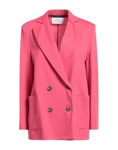 HARRIS WHARF LONDON HARRIS WHARF LONDON WOMAN BLAZER FUCHSIA SIZE 6 COTTON, POLYESTER 