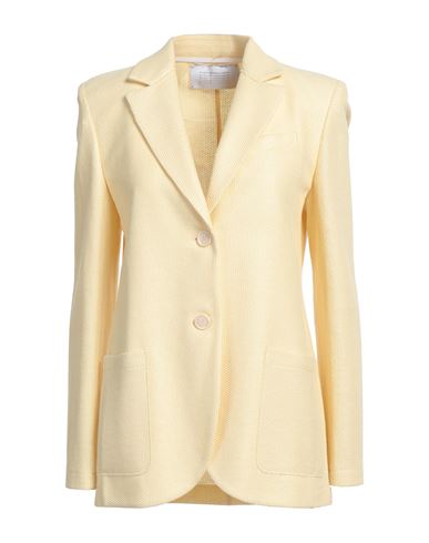 HARRIS WHARF LONDON HARRIS WHARF LONDON WOMAN BLAZER YELLOW SIZE 10 LINEN, COTTON 