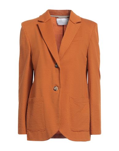HARRIS WHARF LONDON HARRIS WHARF LONDON WOMAN BLAZER RUST SIZE 6 COTTON, POLYESTER 