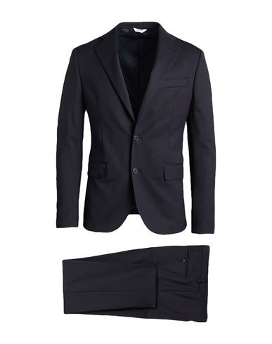 BRIAN DALES BRIAN DALES MAN SUIT MIDNIGHT BLUE SIZE 44 POLYESTER, WOOL, ELASTANE 