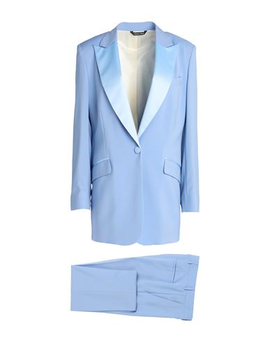 Brian Dales Woman Suit Light Blue Size 8 Wool