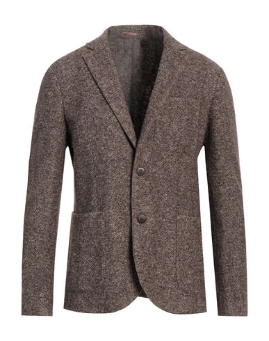 AT.P.CO AT. P.CO MAN BLAZER DARK BROWN SIZE 42 ACRYLIC, WOOL, POLYESTER 