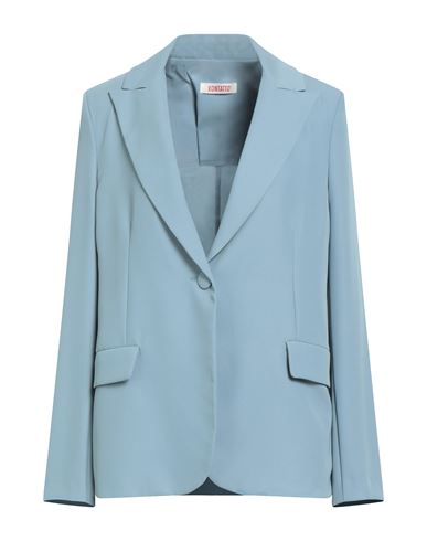 Kontatto Woman Blazer Sky Blue Size S Polyester, Elastane In Blue