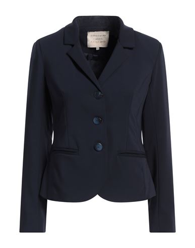 Alessia Santi Woman Blazer Midnight Blue Size 4 Polyester, Viscose, Elastane