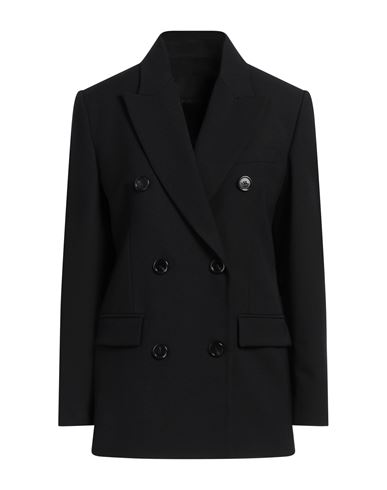 Pinko Guinea Double-breasted Wool Blend Jacket In Black