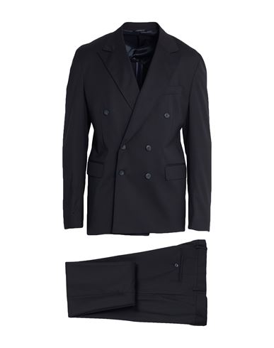 BRIAN DALES BRIAN DALES MAN SUIT BLACK SIZE 42 POLYESTER, WOOL, ELASTANE 