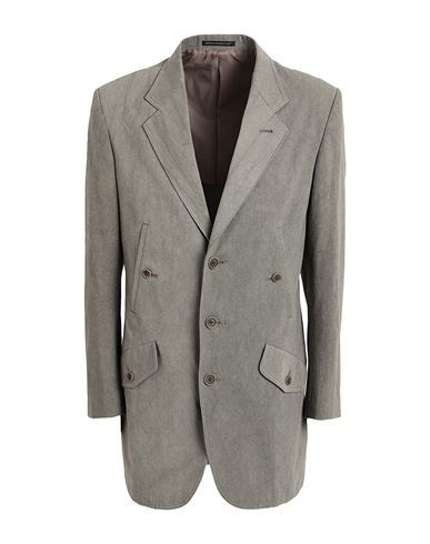 Ys For Men Y's For Men Man Blazer Grey Size 4 Cotton, Linen