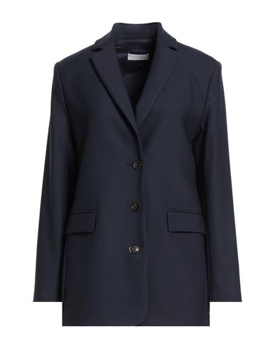 Antonelli Woman Blazer Midnight Blue Size 00 Polyester, Virgin Wool, Elastane In Blue