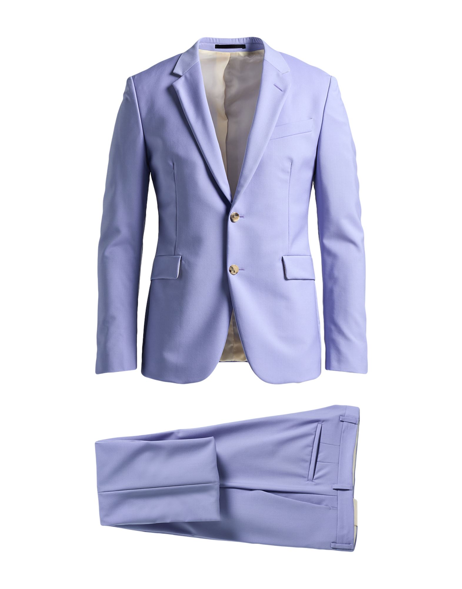 《セール開催中》PAUL SMITH メンズ スーツ ライラック 38 ウール 84% / モヘヤ 16%