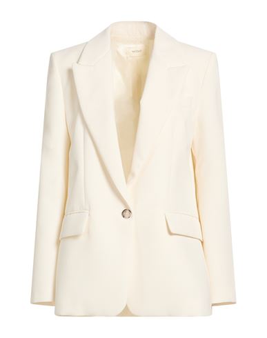 Vicolo Woman Blazer White Size M Polyester In Gold