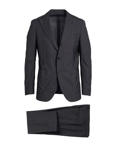 Herman & Sons Man Suit Black Size 40 Virgin Wool, Polyester