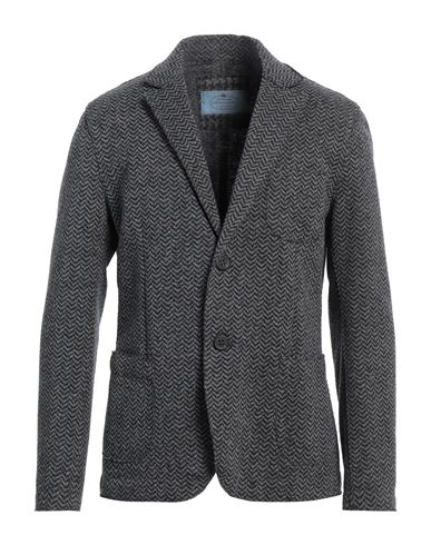 HERMAN & SONS HERMAN & SONS MAN BLAZER GREY SIZE 44 WOOL, POLYESTER 