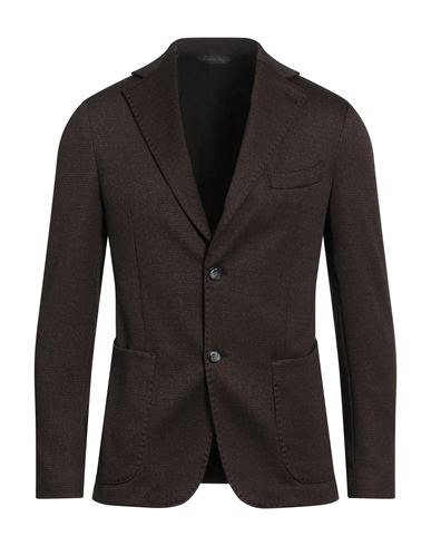 Takeshy Kurosawa Man Blazer Brown Size 38 Polyester, Viscose, Elastane