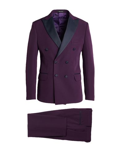 Takeshy Kurosawa Man Suit Plum Size 44 Polyester, Elastane