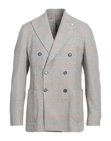L.b.m 1911 L. B.m. 1911 Man Blazer Grey Size 42 Cotton In Grey