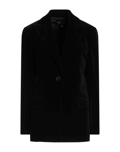 Shop Proenza Schouler Woman Blazer Black Size 4 Cotton, Elastane, Polyester