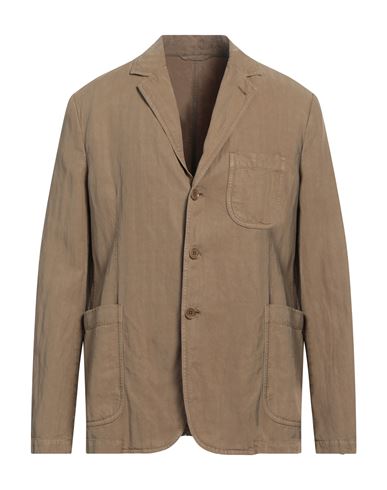 Aspesi Man Blazer Sand Size Xl Lyocell, Linen, Cotton In Nude