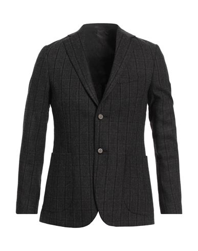 HERMAN & SONS HERMAN & SONS MAN BLAZER CHARCOAL SIZE 42 WOOL 