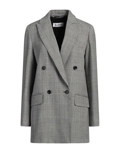 Shop Max Mara Woman Blazer Black Size 8 Virgin Wool