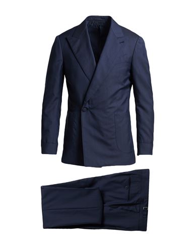 Man Blazer Black Size 40 Wool, Polyester, Elastane