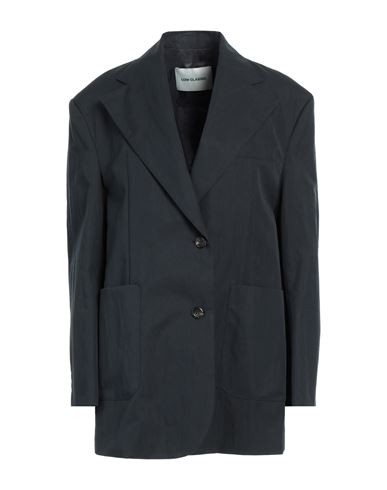 Low Classic Woman Blazer Dark Green Size S Cotton, Recycled Nylon In Green
