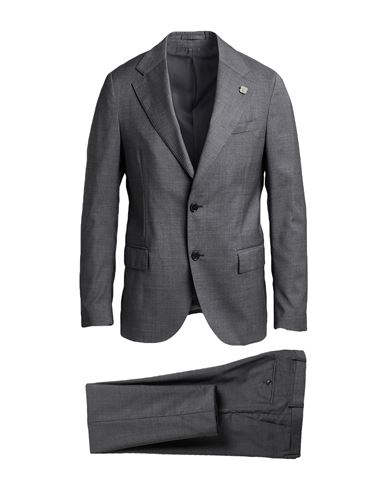 Lardini Man Suit Grey Size 44 Wool, Polyester