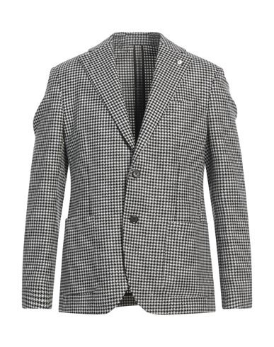 L.b.m 1911 L. B.m. 1911 Man Blazer Black Size 44 Virgin Wool, Cashmere