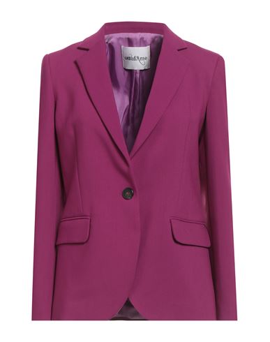 Ottod'ame Woman Blazer Magenta Size 6 Polyester, Viscose, Elastane