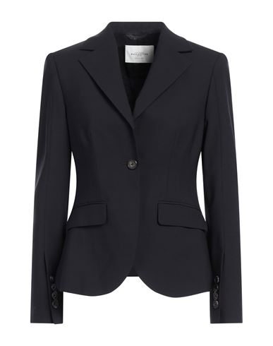 Ballantyne Woman Blazer Midnight Blue Size 8 Polyester, Virgin Wool, Elastane
