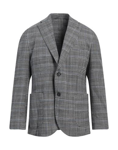 LUBIAM LUBIAM MAN BLAZER BLACK SIZE 44 COTTON 