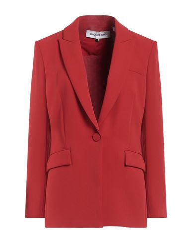 Veronica Beard Woman Blazer Red Size 10 Triacetate, Polyester