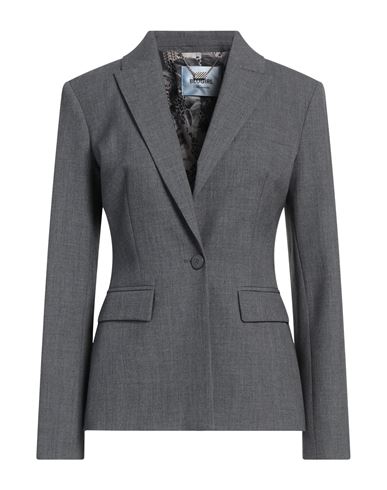 Blugirl Woman Blazer Grey Size 6 Polyester, Viscose, Elastane