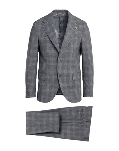 Lardini Man Suit Grey Size 42 Wool, Viscose, Polyester, Elastane