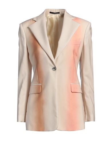 Paul Smith Woman Blazer Beige Size 8 Wool