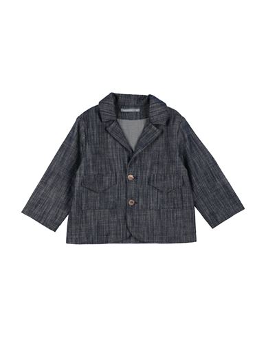 Minimu' Toddler Boy Blazer Blue Size 6 Cotton In Blue