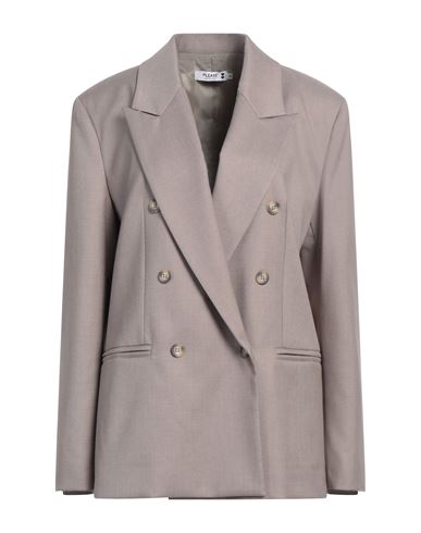 Please Woman Blazer Taupe Size M Polyester, Viscose, Elastane In Grey