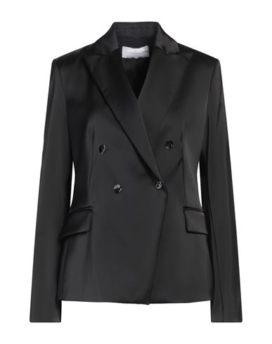 Diana Gallesi Woman Blazer Black Size 12 Polyester, Polyamide, Elastane