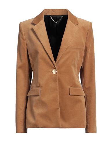 Rabanne Woman Blazer Camel Size 8 Cotton, Elastane