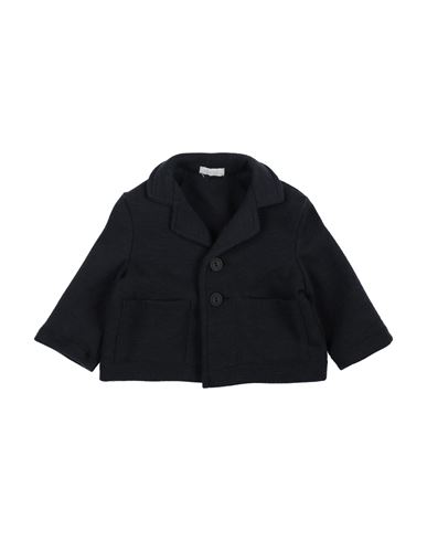 Nanán Newborn Boy Blazer Navy Size 3 Polyester, Viscose, Elastane In Black