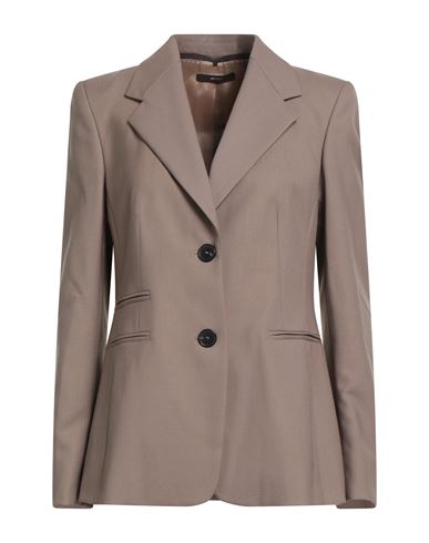 Windsor . Woman Blazer Sand Size 14 Virgin Wool In Sand
