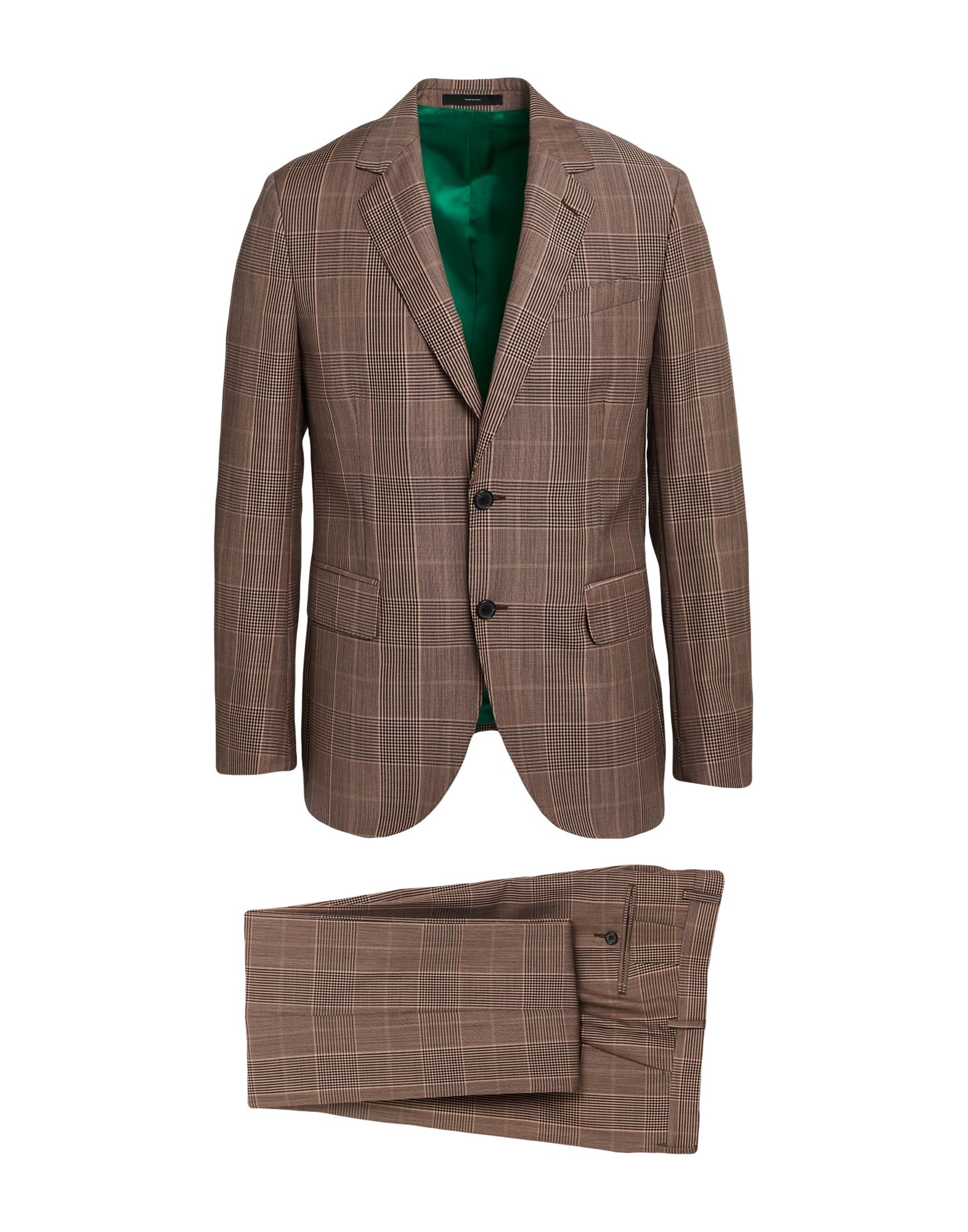 《セール開催中》PAUL SMITH メンズ スーツ キャメル 38 ウール 73% / モヘヤ 27%