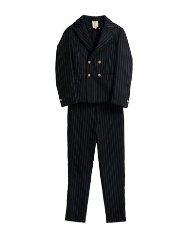 Nupkeet Toddler Boy Suit Black Size 4 Polyester, Viscose, Elastane